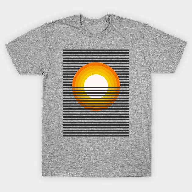 Abstract Sunset T-Shirt by Middle of Nowhere